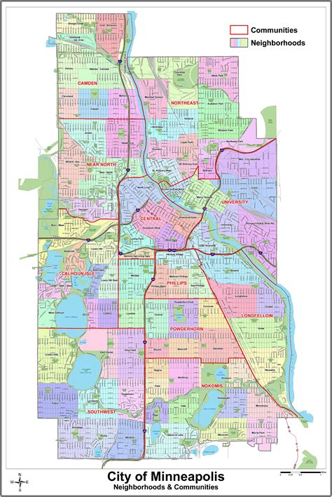 Printable Map Of Minneapolis